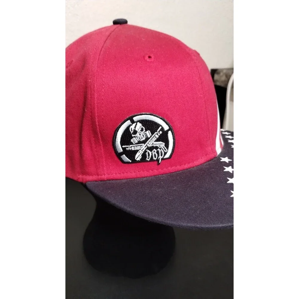 Dirt Bike Pirates American Flag Baseball Trucker Hat Unisex Adjustable